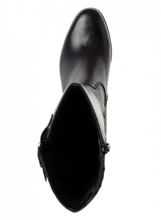 Tamaris Δερμάτινη Μπότα 1-25547-43 001 Black