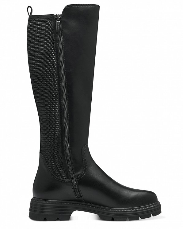 Tamaris Γυναικεία Μπότα Flat 1-25604-41 001 Black