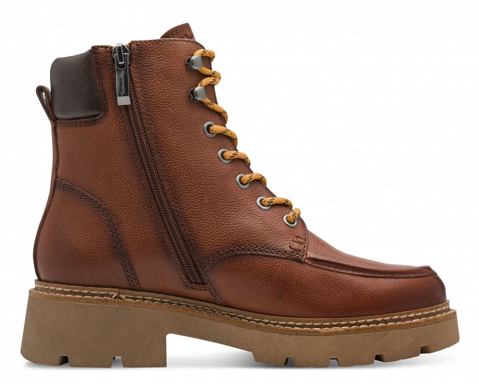 Tamaris Δερμάτινο Μποτάκι 1-25903-45 305 Cognac