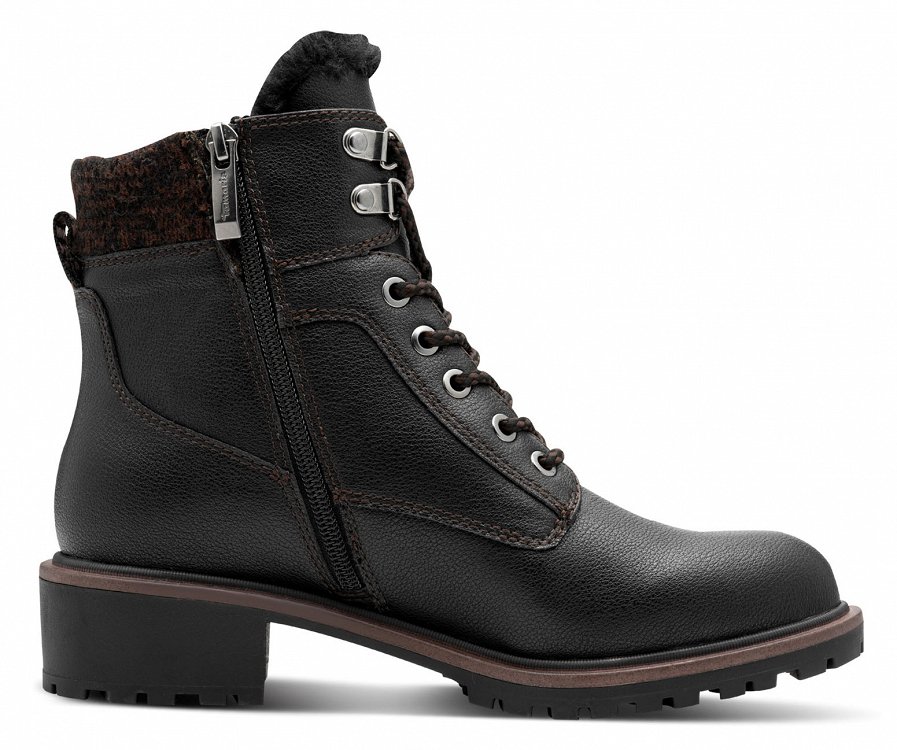Tamaris Γυναικείο Αδιάβροχο Μποτάκι 1-26266-43 020 Black Matt
