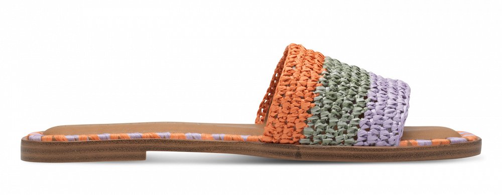 Tamaris Flat Sandal 1-27117-44 608 Orange Comb
