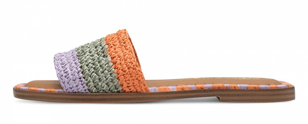 Tamaris Flat Sandal 1-27117-44 608 Orange Comb