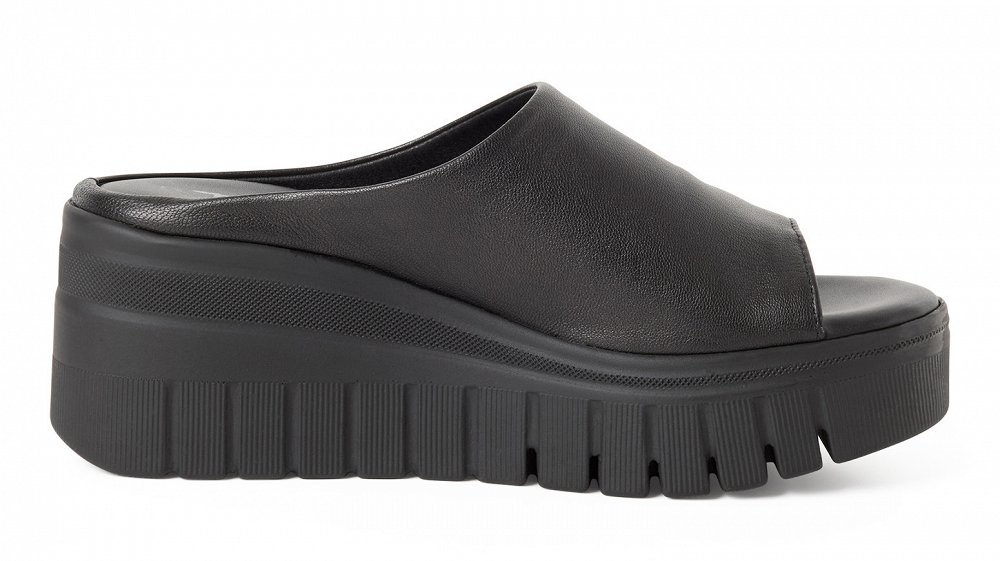 Tamaris Δερμάτινο Mule 1-27206-46 Μαύρο