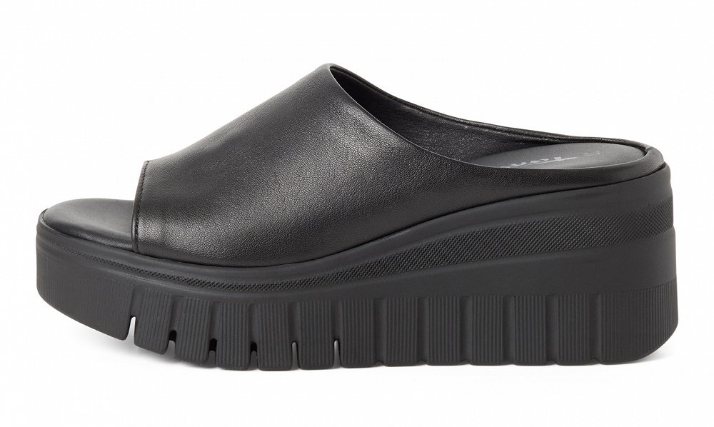 Tamaris Δερμάτινο Mule 1-27206-46 Μαύρο