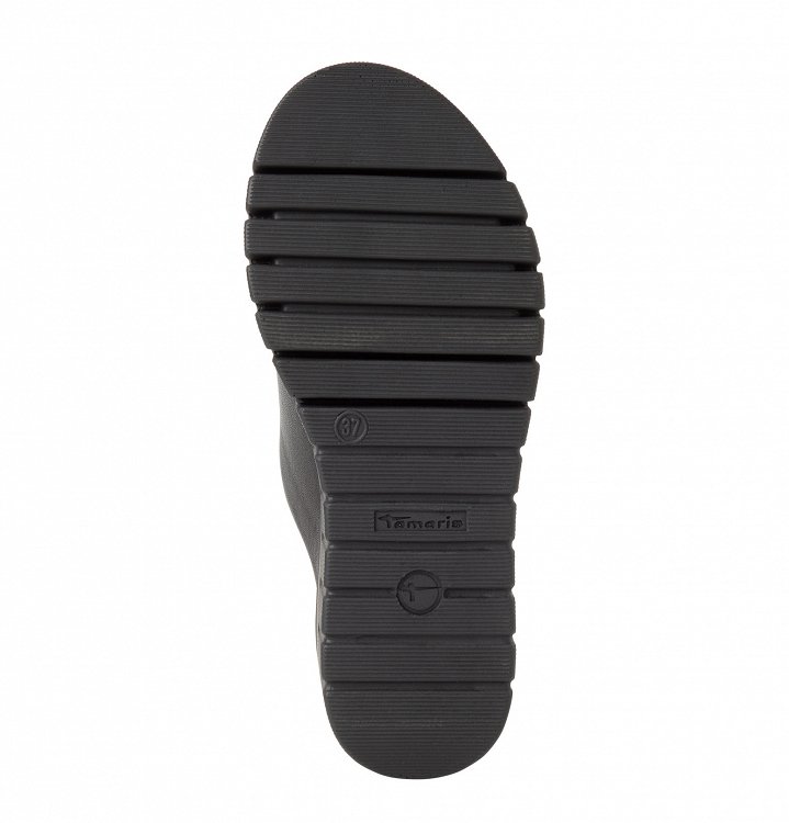 Tamaris Δερμάτινο Mule 1-27206-46 Μαύρο