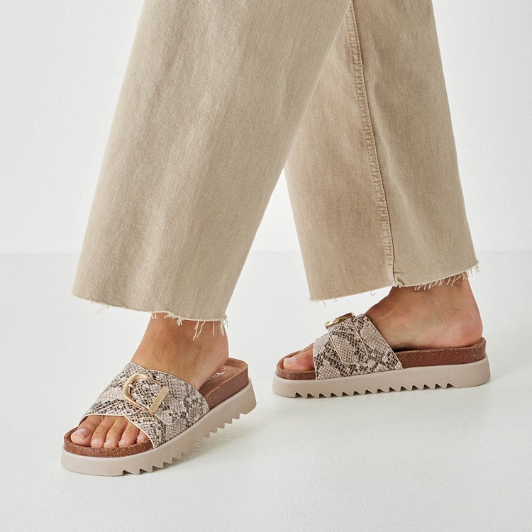 Tamaris Ανατομική Παντόφλα 1-27401-46 483 Beige Snake