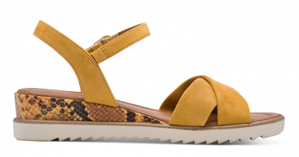 Tamaris Flat Πέδιλο 1-28116-44 Yellow
