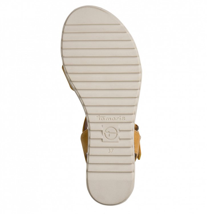 Tamaris Flat Πέδιλο 1-28116-44 Yellow