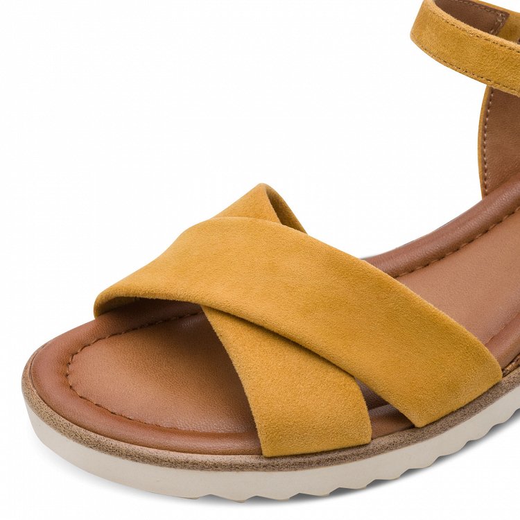 Tamaris Flat Πέδιλο 1-28116-44 Yellow