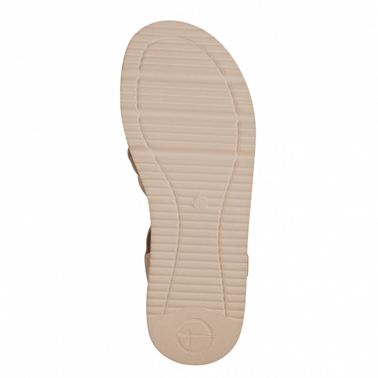 Tamaris Flat Δερμάτινο Πέδιλο 1-28129-44 435 Tan