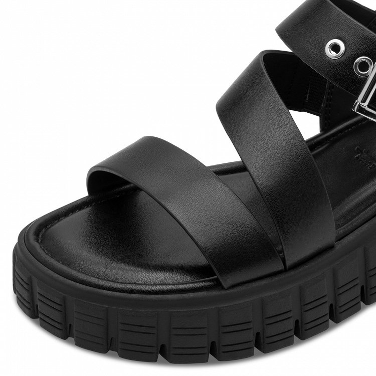 Tamaris Flat Πέδιλο 1-28233-46 Μαύρο
