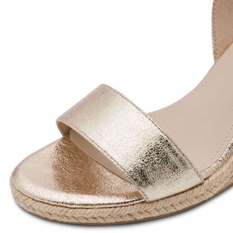 Tamaris Espadrilles 1-28300-42 933 Light Gold