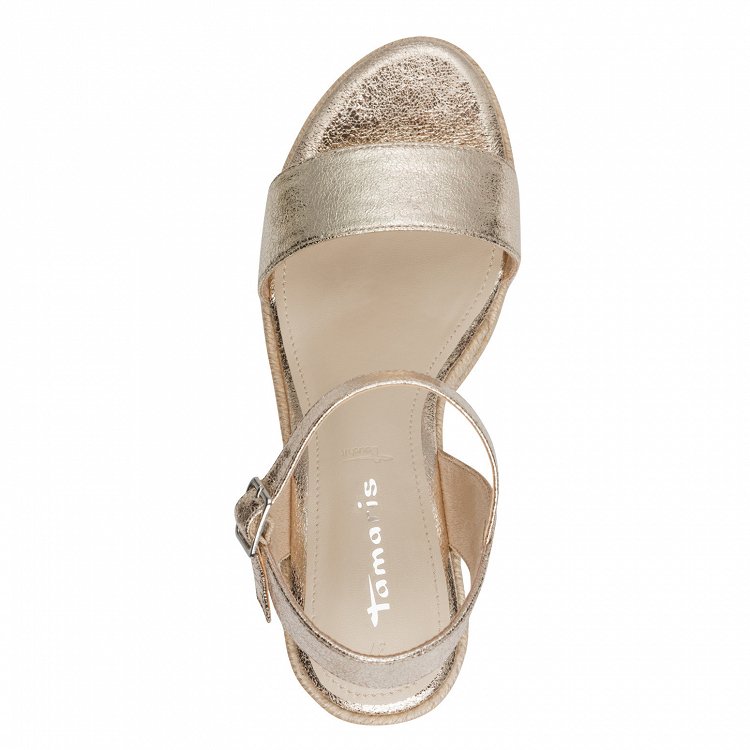 Tamaris Espadrilles 1-28300-42 933 Light Gold