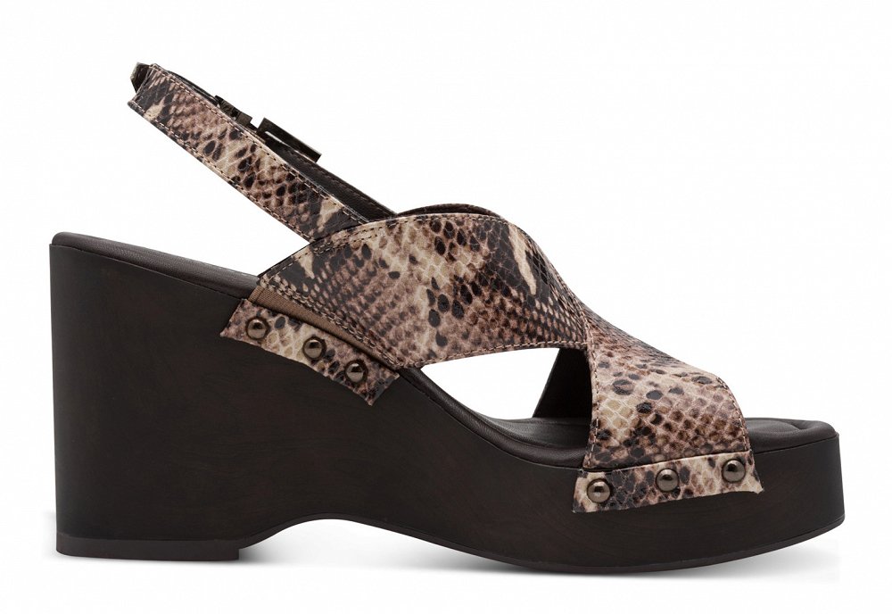 Tamaris Πλατφόρμα 1-28332-46 Brown Snake