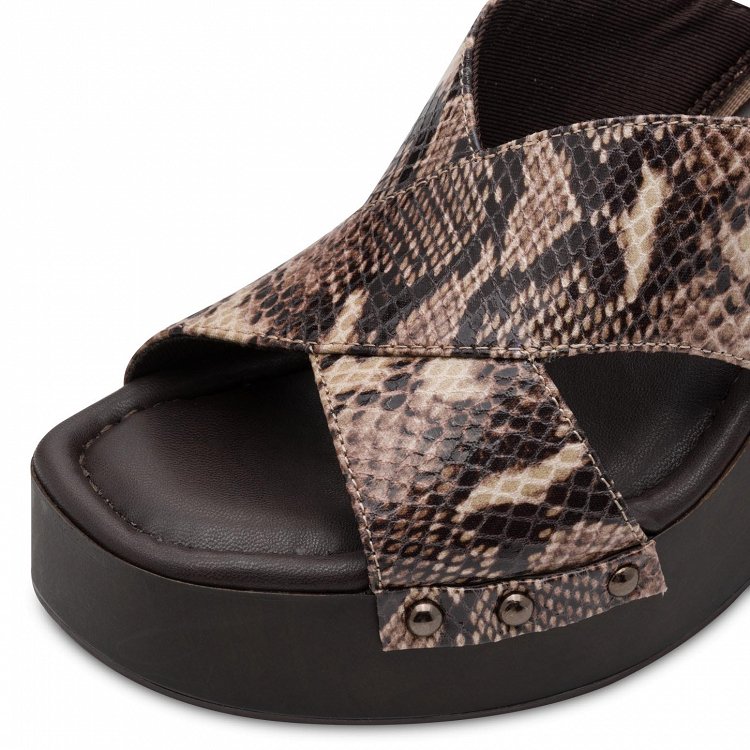 Tamaris Πλατφόρμα 1-28332-46 Brown Snake