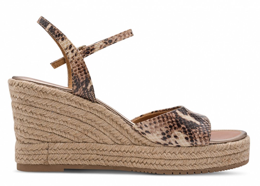 Tamaris Πλατφόρμα Εσπαντρίγια 1-28336-46 386 Brown Snake
