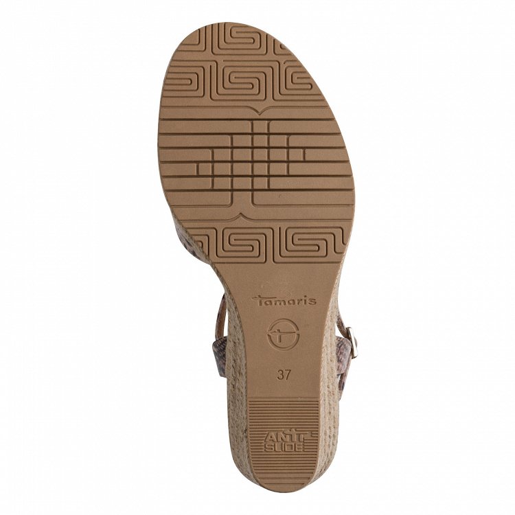 Tamaris Πλατφόρμα Εσπαντρίγια 1-28336-46 386 Brown Snake