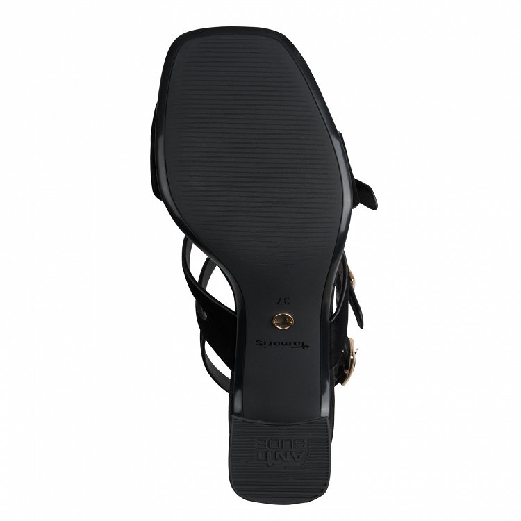 Tamaris Δερμάτινο Πέδιλο 1-28340-46 Black Suede