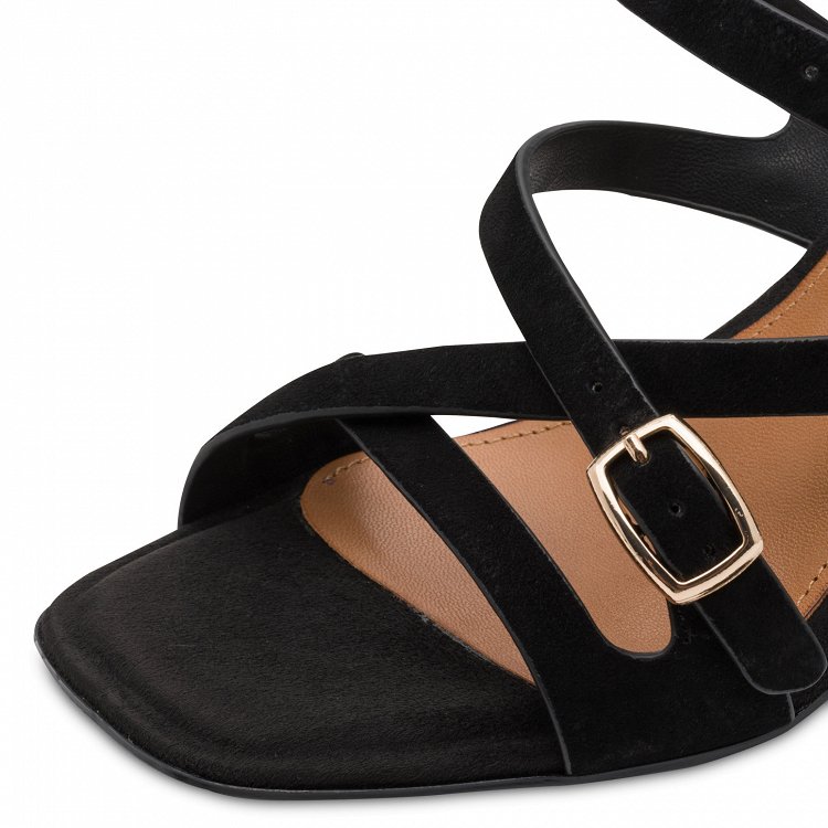 Tamaris Δερμάτινο Πέδιλο 1-28340-46 Black Suede