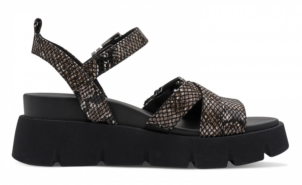 Tamaris Πλατφόρμα 1-28511-46 073 Black Snake