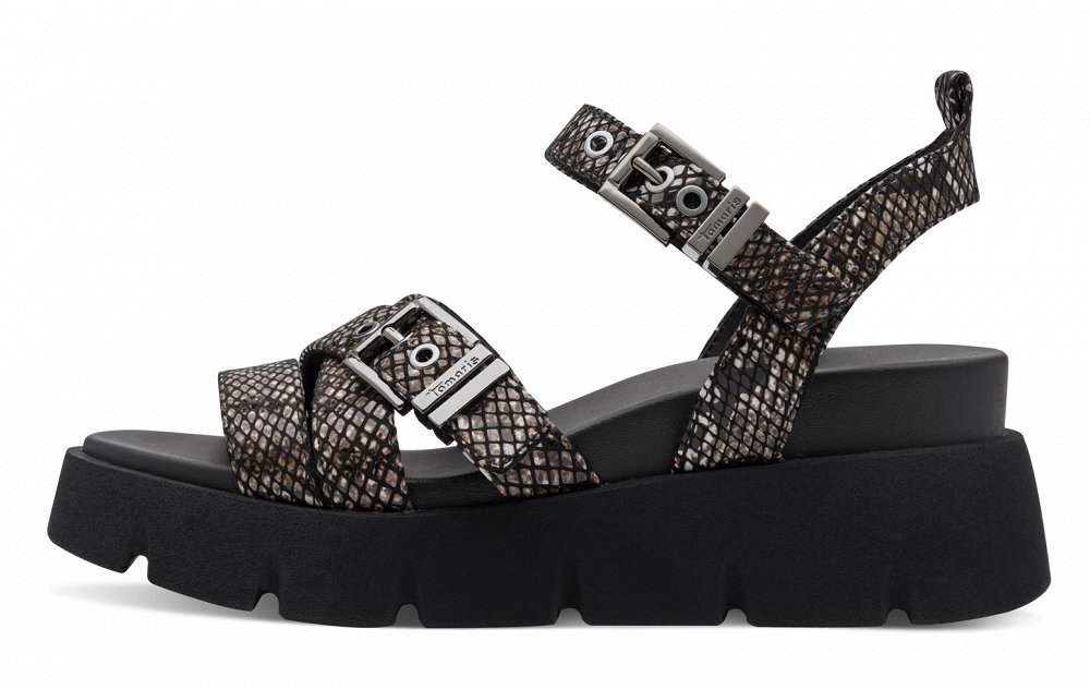 Tamaris Πλατφόρμα 1-28511-46 073 Black Snake