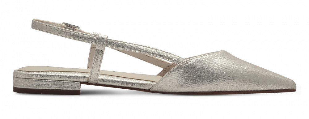 Tamaris Γυναικείο Flat Πέδιλο 1-29405-44 179 Champagne