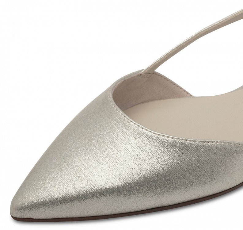 Tamaris Γυναικείο Flat Πέδιλο 1-29405-44 179 Champagne