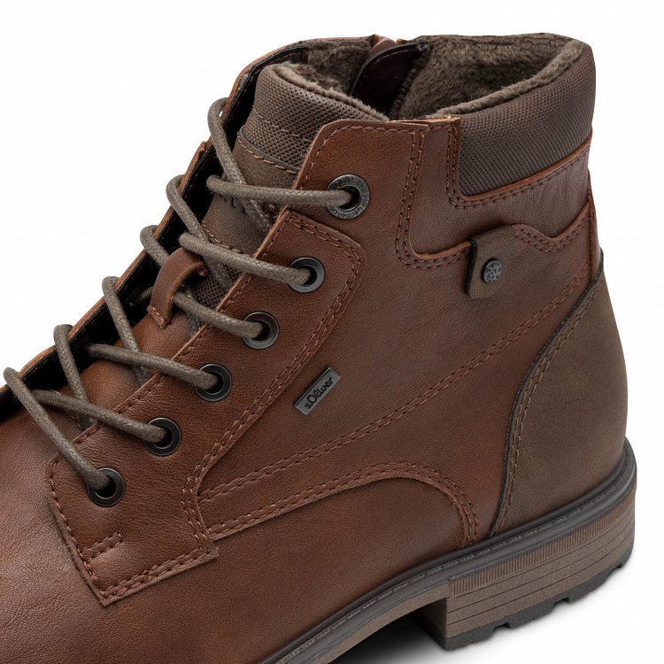 S.Oliver Ανδρικό Μποτάκι 5-15258-45 307 Dark Cognac