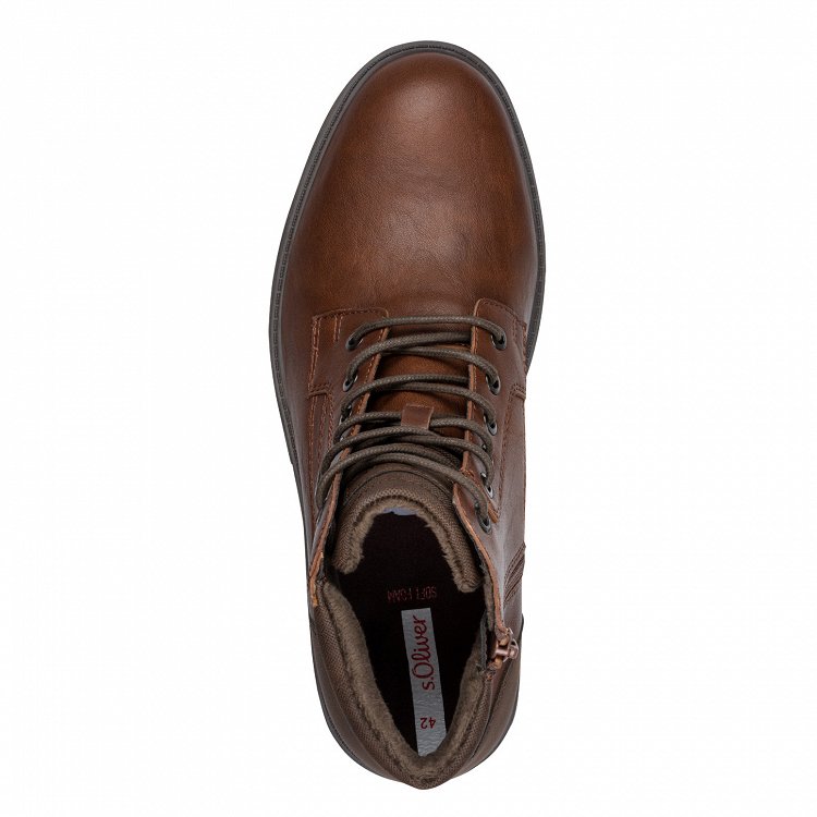 S.Oliver Ανδρικό Μποτάκι 5-15258-45 307 Dark Cognac