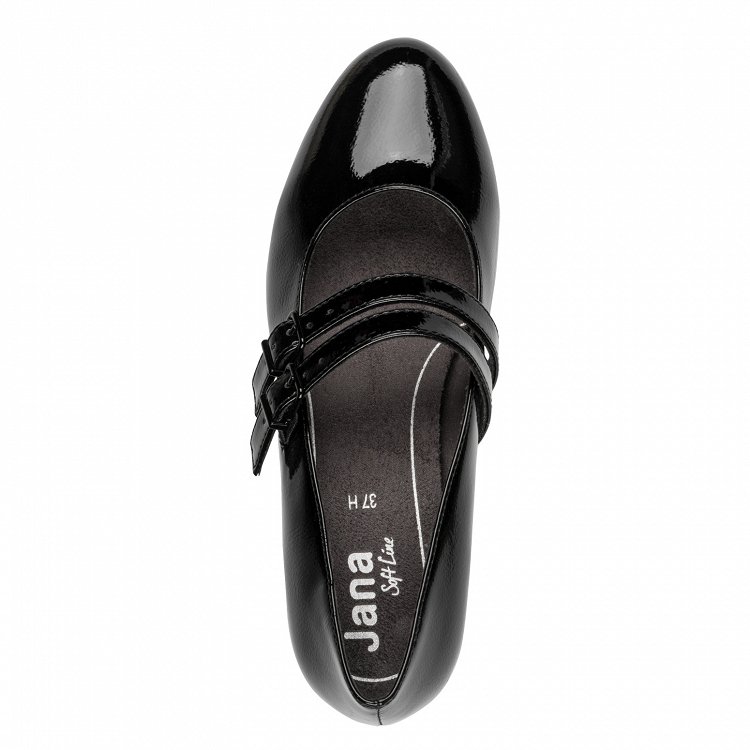 Jana 100% Comfort Γόβα 8-24366-45 015 Μαύρο
