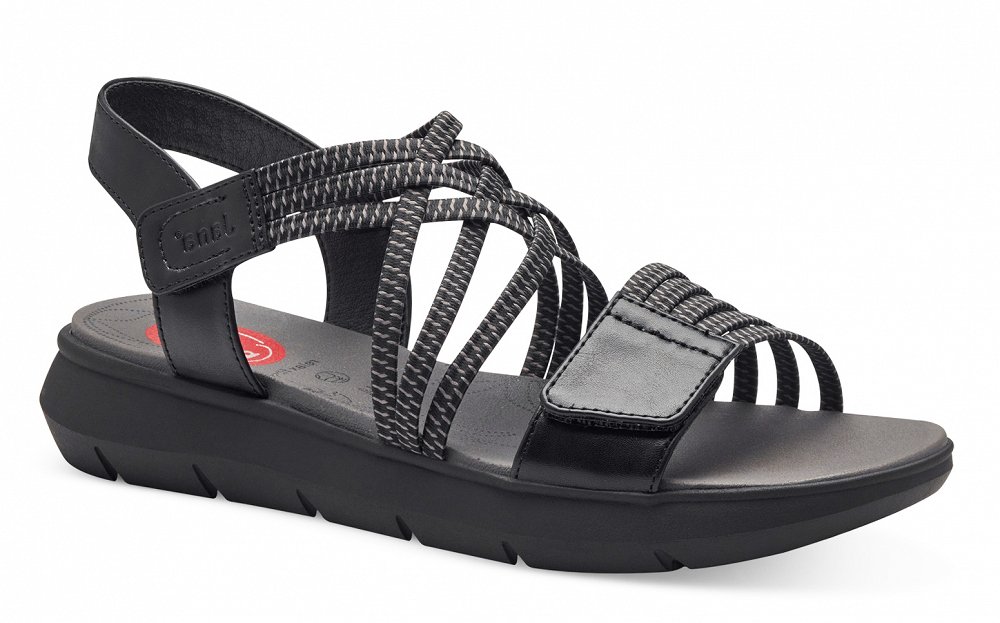 Jana 100% Comfort Γυναικείο Flat 8-28766-42 001 Black