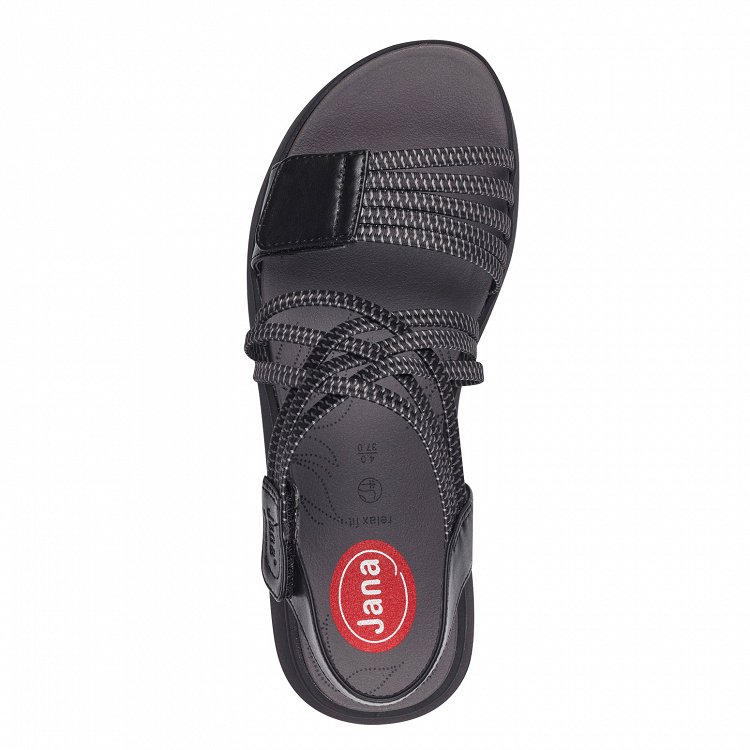 Jana 100% Comfort Γυναικείο Flat 8-28766-42 001 Black