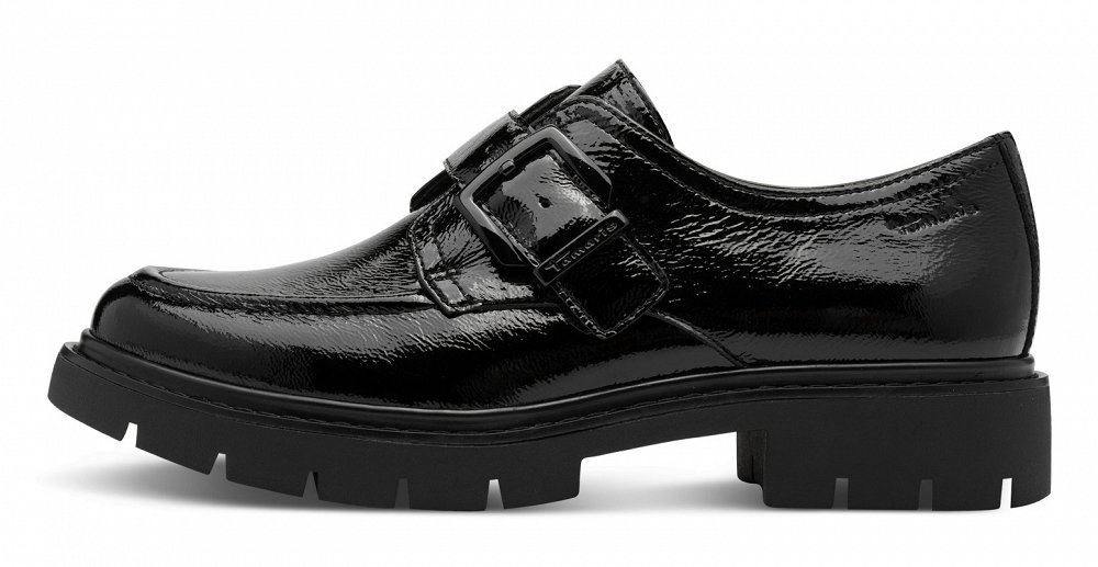 Tamaris Comfort Γυναικείο Δερμάτινο Loafer 8-84316-45 018 Μαύρο