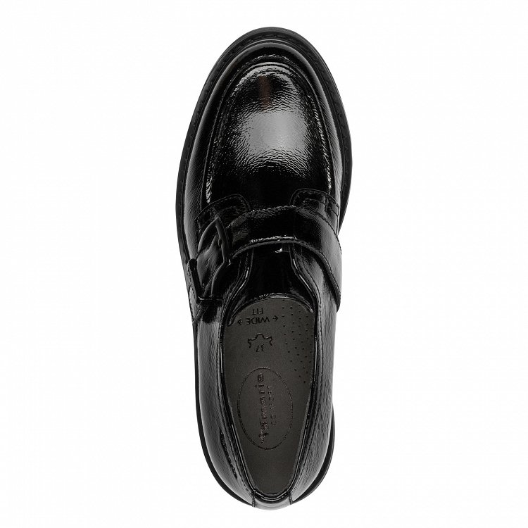 Tamaris Comfort Γυναικείο Δερμάτινο Loafer 8-84316-45 018 Μαύρο