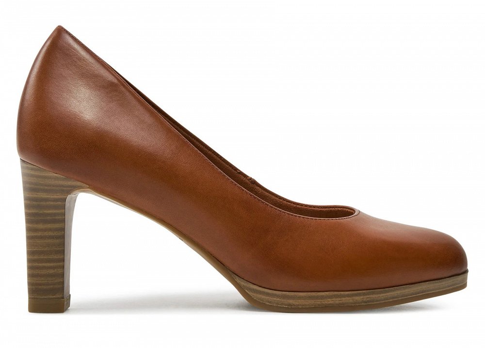 Tamaris Δερμάτινη Γόβα 1-22433-41 305 Cognac