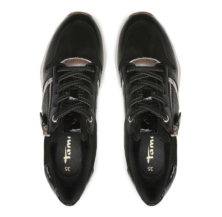 Tamaris Γυναικείο Sneaker 1-23702-20 048 Black/Gold
