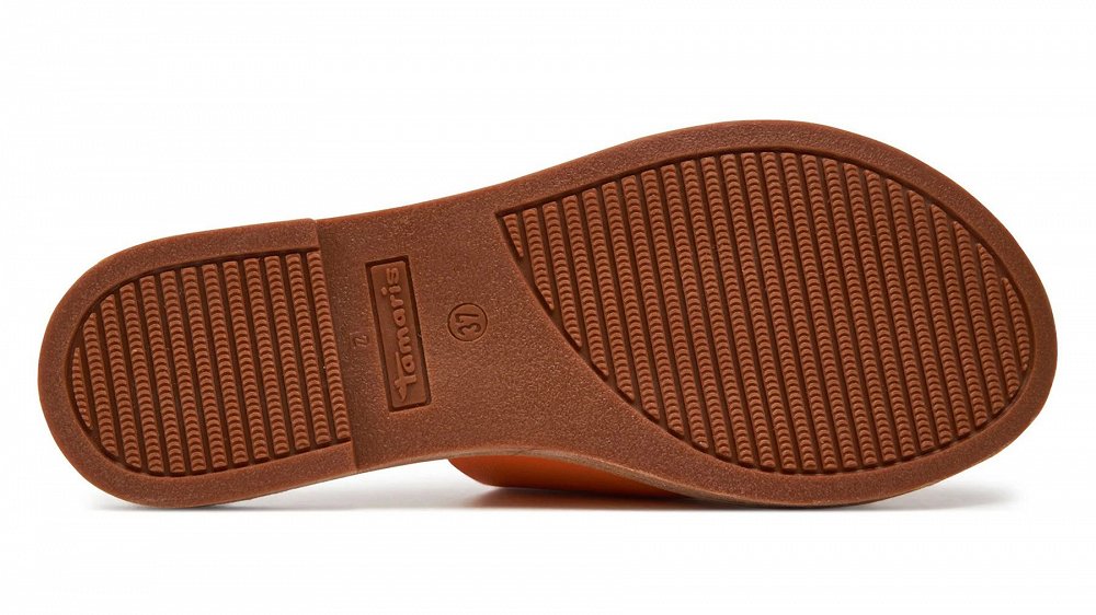 Tamaris Δερμάτινο Flat 1-27135-42 606 Orange
