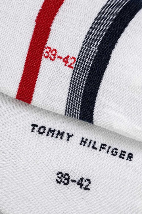 Tommy Hilfiger Σετ 2 Ζευγάρια Κοντές Κάλτσες 701232938 001 Λευκό