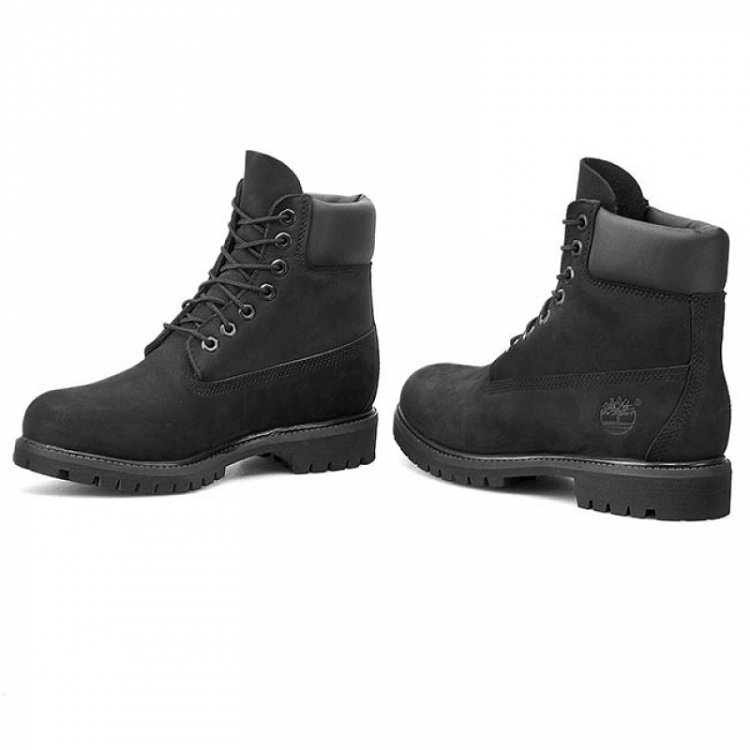 Timberland Premium 6 In Waterproof Boot 110073 001 Black Nubuck
