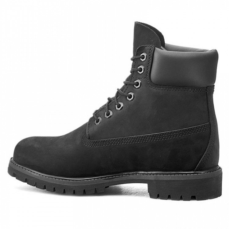 Timberland Premium 6 In Waterproof Boot 110073 001 Black Nubuck