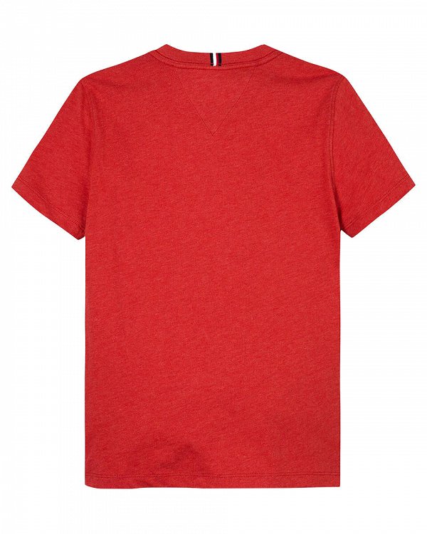 Tommy Hilfiger Παιδικό T-Shirt Για Αγόρια KB0KB06879 TTM Κόκκινο