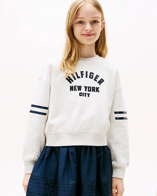 Tommy Hilfiger Παιδική Μπλούζα Για Κορίτσια KG0KG08746 P09 Γκρι