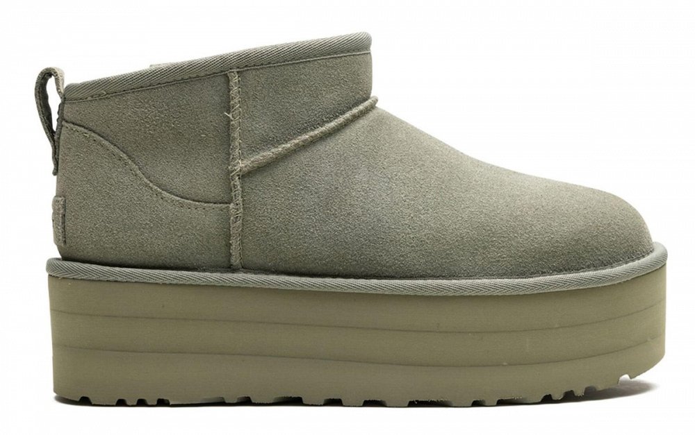 UGG W Classic Ultra Mini Platform 1135092 SDC Λαδί