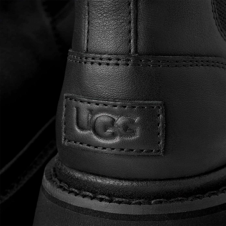 Ugg Chelsea Lug Leather 1172990 Blk Μαύρο