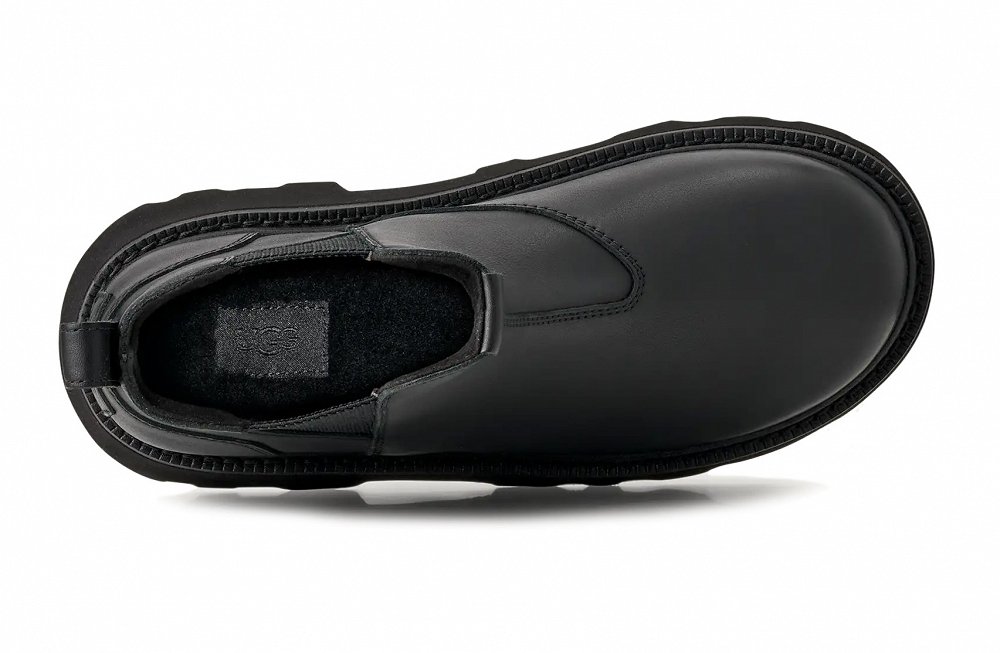Ugg Chelsea Lug Leather 1172990 Blk Μαύρο