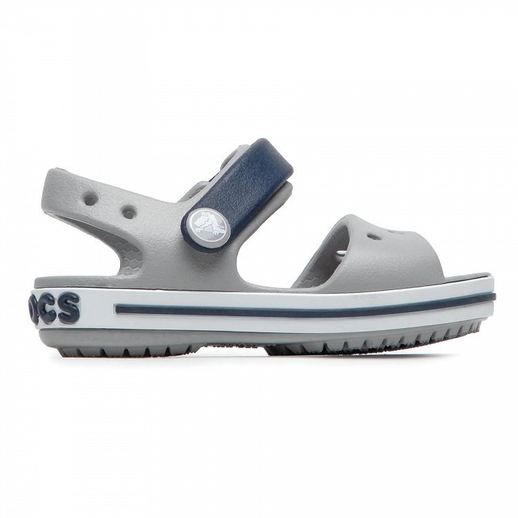 Crocs Crocband Sandal Kids 12856-01U Light Grey/Navy