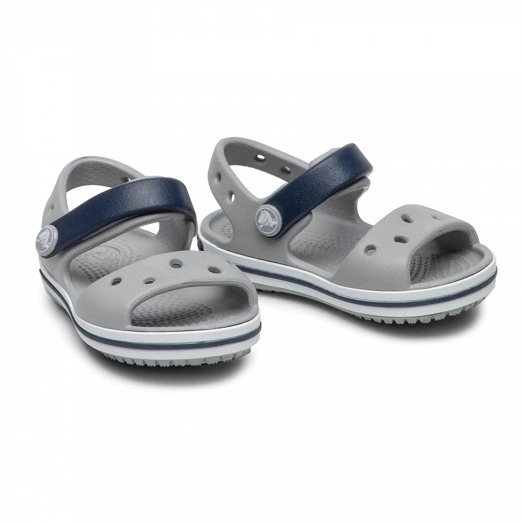 Crocs Crocband Sandal Kids 12856-01U Light Grey/Navy