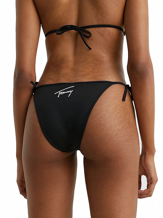 Tommy Hilfiger Cheeky String Side Tie UW0UW04496 BDS Black