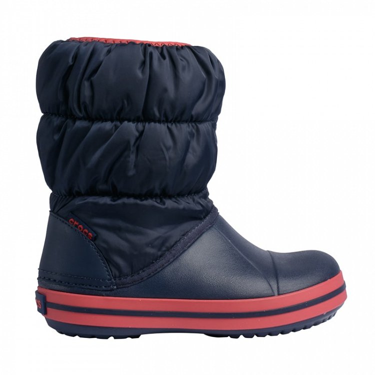 Crocs Winter Puff Boot Kids 14613-485 Navy/Red