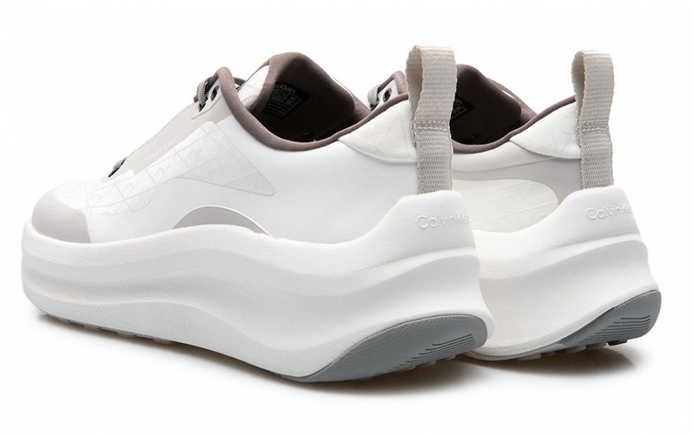 Calvin Klein Αθλητικά Chunky Runner Laceup Mix Aop YW0YW02077 0K6 Λευκό
